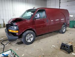Salvage trucks for sale at Franklin, WI auction: 2018 GMC Savana G3500