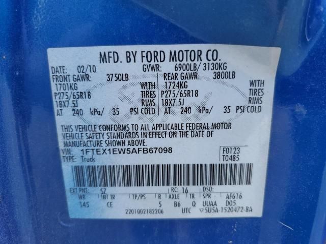 2010 Ford F150 Super Cab