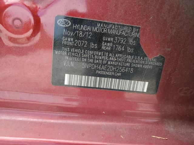 2013 Hyundai Elantra GLS