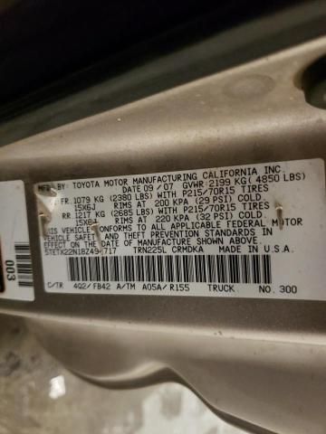 2008 Toyota Tacoma Access Cab