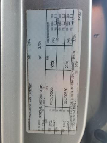 2004 GMC Savana RV G1500