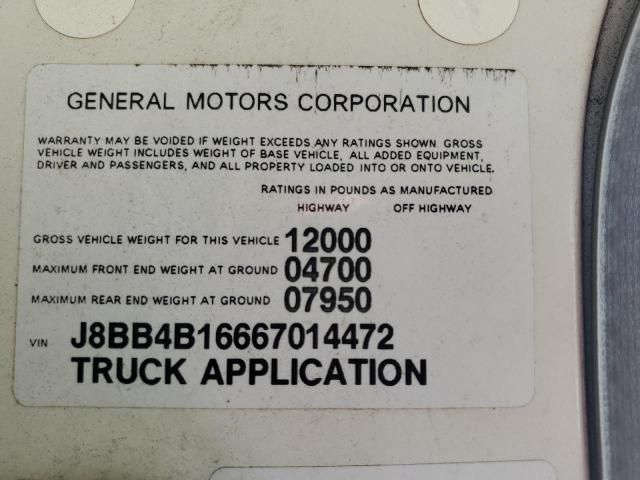2006 Chevrolet Tilt Master W35042