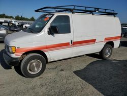 Salvage trucks for sale at Antelope, CA auction: 2001 Ford Econoline E250 Van