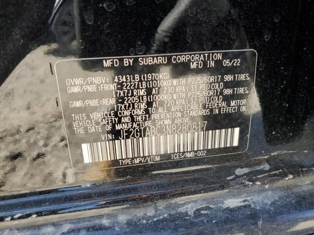 2022 Subaru Crosstrek