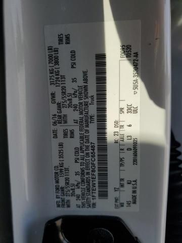 2016 Ford F150 Supercrew