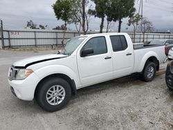 Salvage trucks for sale at Rancho Cucamonga, CA auction: 2016 Nissan Frontier SV