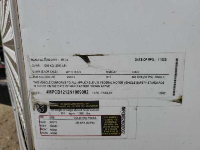 2022 Maxwell Enclosed Cargo Trailer