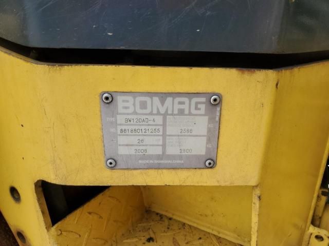 2008 Bomag BW120AD-4 Double Drum Vibratory Roller