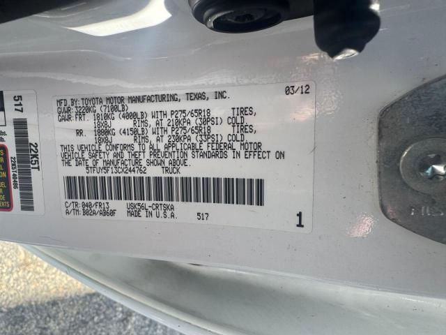 2012 Toyota Tundra Double Cab SR5