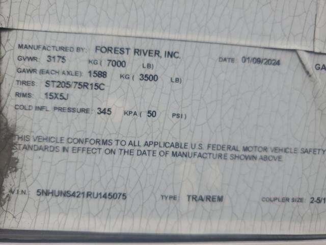 2024 Wildwood 2024 Forest River Enclosed Cargo Trailer