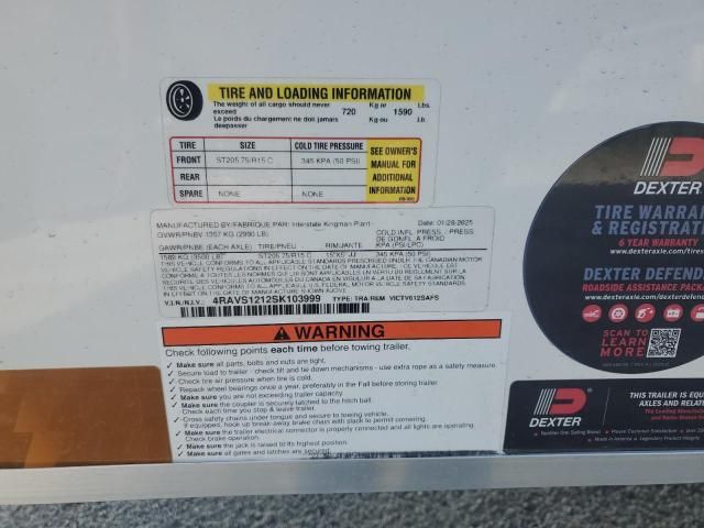 2025 Interilers 2025 Interstate West VICTV612SAFS Enclosed Cargo T