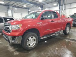 Salvage trucks for sale at Ham Lake, MN auction: 2011 Toyota Tundra Double Cab SR5