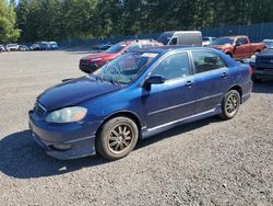 Salvage cars for sale from Copart Graham, WA: 2006 Toyota Corolla CE