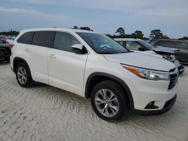 2016 Toyota Highlander le