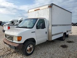 Salvage trucks for sale at Temple, TX auction: 2006 Ford Econoline E350 Super Duty Cutaway Van