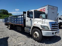 Salvage trucks for sale at Madisonville, TN auction: 2015 Hino 338 Flatbed Truck