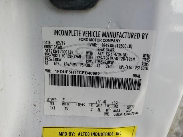 2012 Ford F550 Super Duty