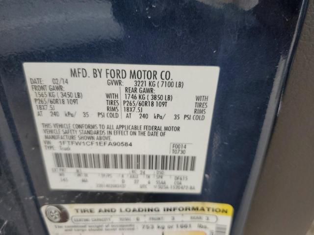 2014 Ford F150 Supercrew