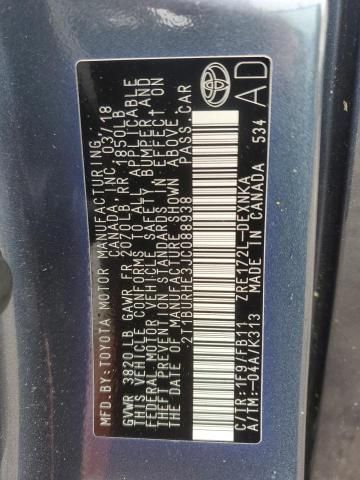 2018 Toyota Corolla l