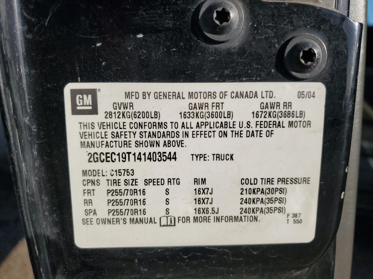 2004 Chevrolet Silverado C1500