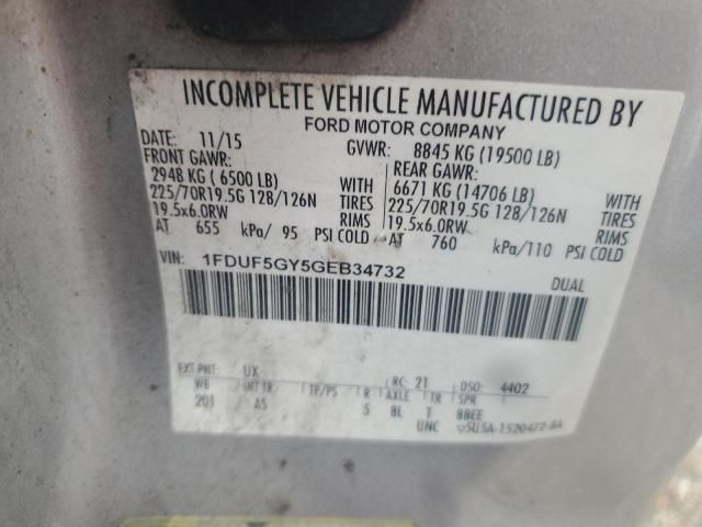 2016 Ford F550 Super Duty