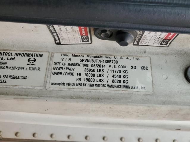 2015 Hino 258 268