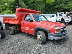 Salvage trucks for sale at Marlboro, NY auction: 2006 Chevrolet Silverado Dump Truck