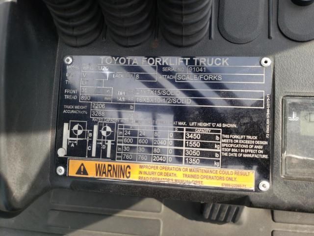 2018 Toyota Fork Lift