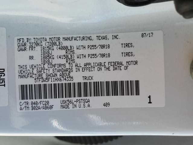 2017 Toyota Tundra Crewmax SR5