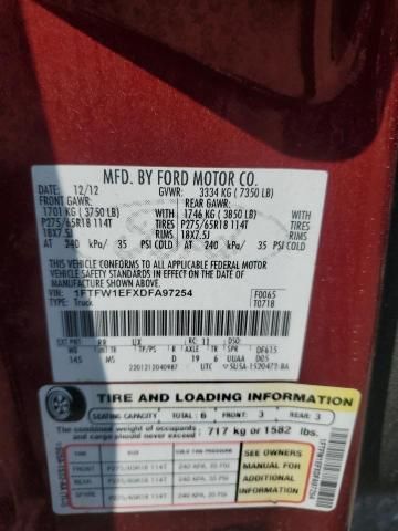 2013 Ford F150 Supercrew