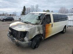 Salvage trucks for sale at Bowmanville, ON auction: 2010 Chevrolet Express G3500 LT