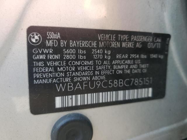2011 BMW 550 XI