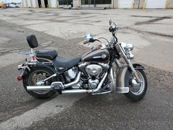 Salvage motorcycles for sale at Woodhaven, MI auction: 2004 Harley-Davidson Flstci