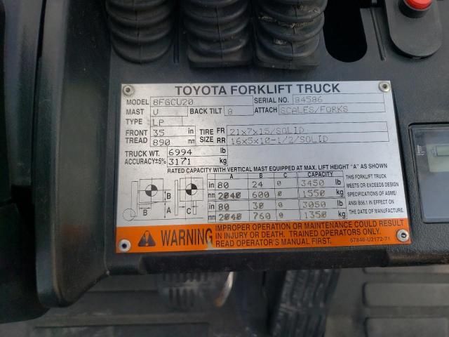 2017 Toyota Fork Lift