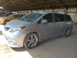 Toyota Sienna salvage cars for sale: 2011 Toyota Sienna Sport