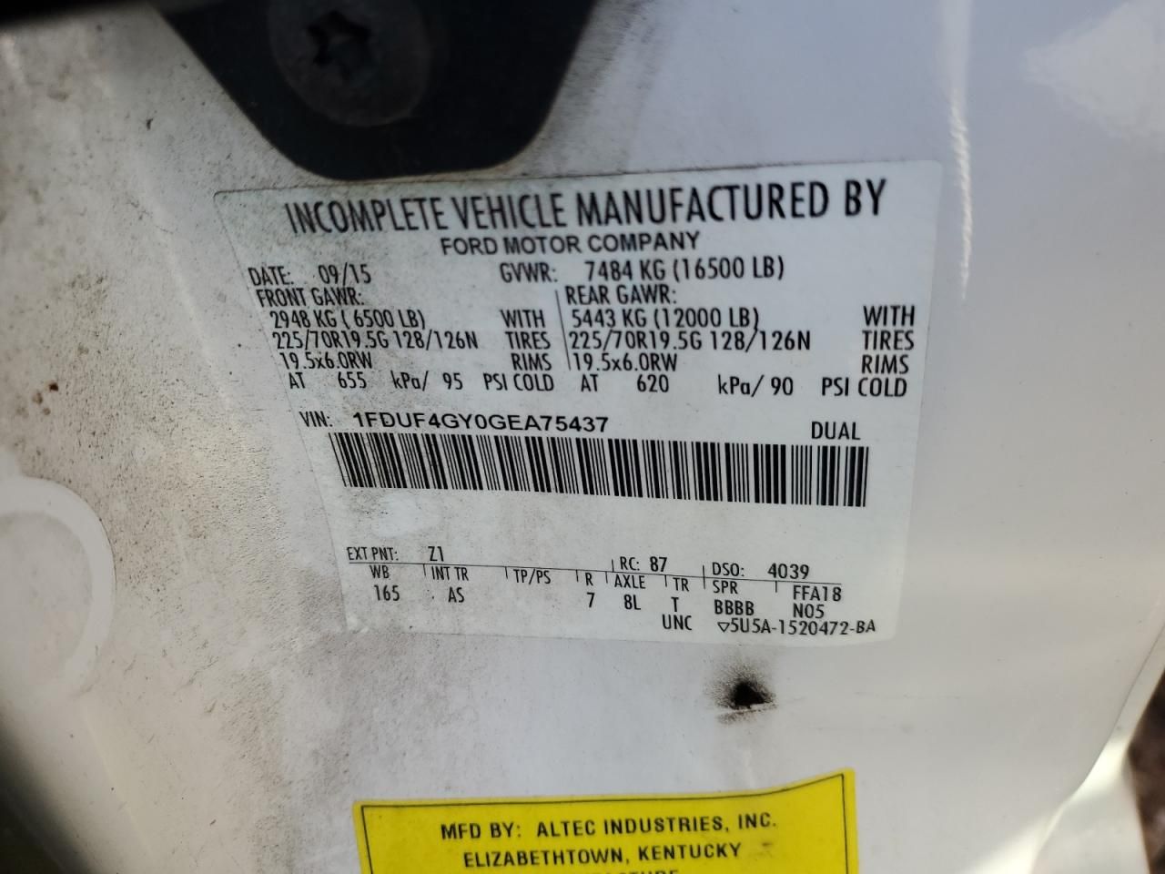 2016 Ford F450 Super Duty