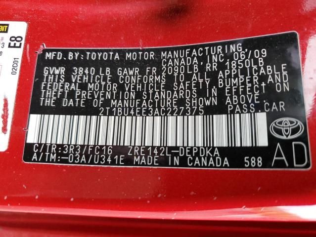 2010 Toyota Corolla Base