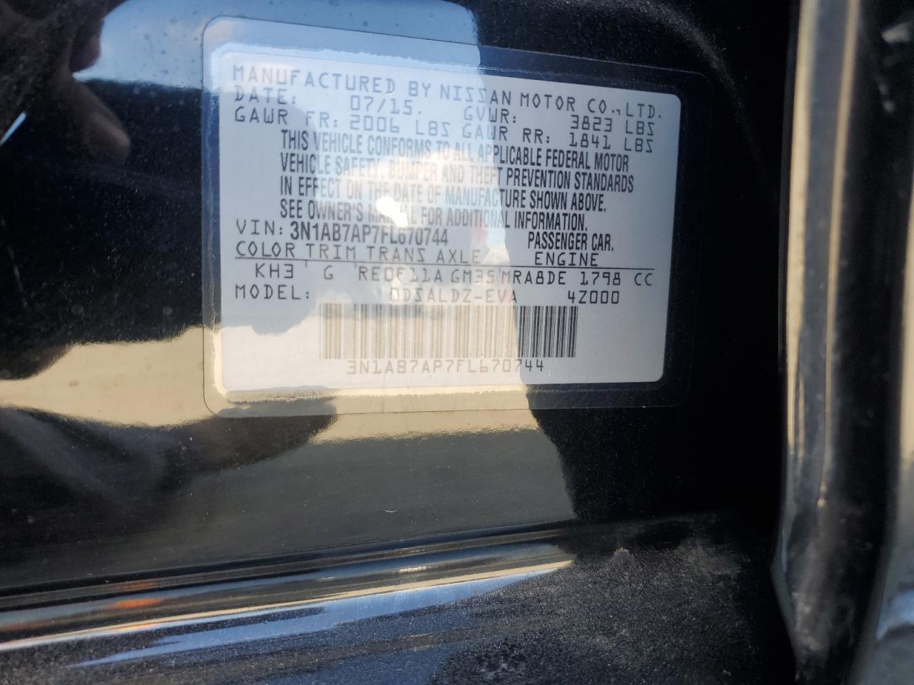 2015 Nissan Sentra s