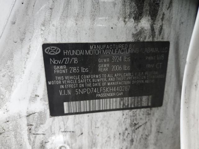 2019 Hyundai Elantra se