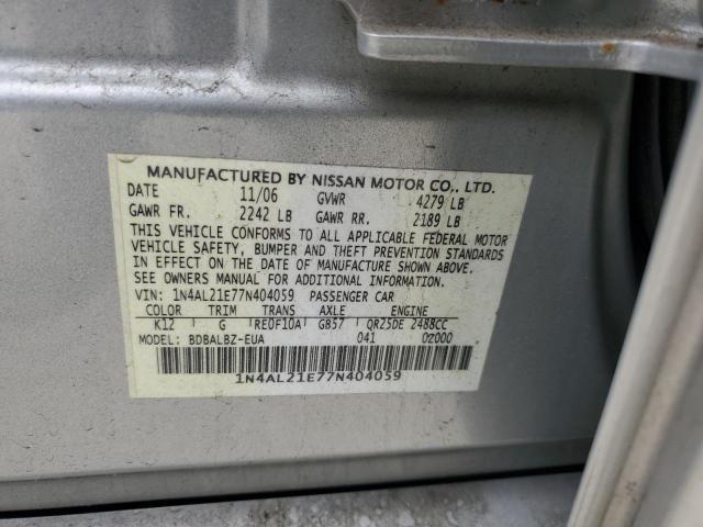 2007 Nissan Altima 2.5
