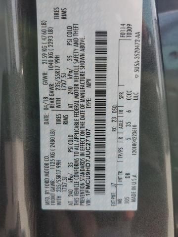 2018 Ford Escape SEL