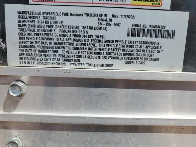 2022 Haulmark TS8520T2 Enclosed Cargo Trailer