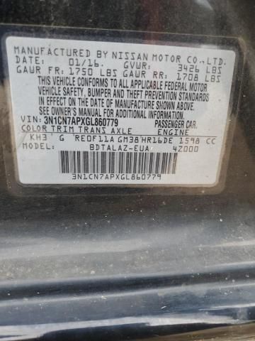 2016 Nissan Versa S