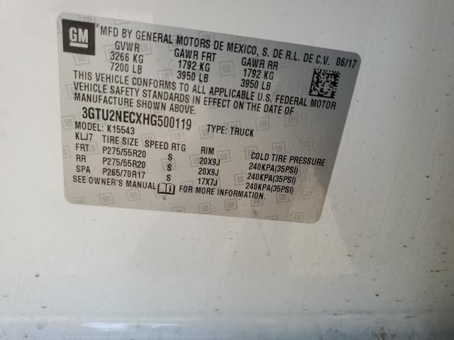 2017 GMC Sierra K1500 SLT