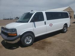 Salvage trucks for sale at Brighton, CO auction: 2016 Chevrolet Express G3500 LT