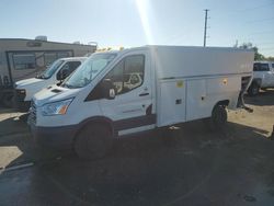 Salvage trucks for sale at Woodhaven, MI auction: 2016 Ford Transit T-250