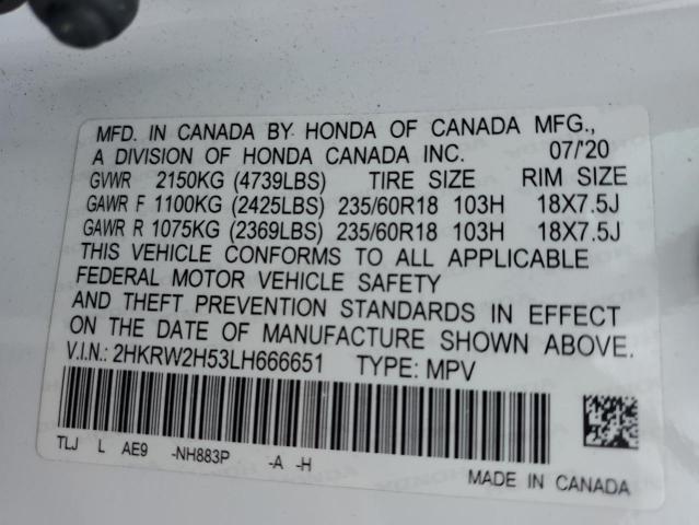 2020 Honda Cr-v ex