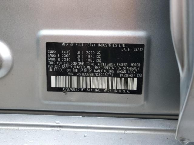 2013 Subaru Legacy 2.5I Premium