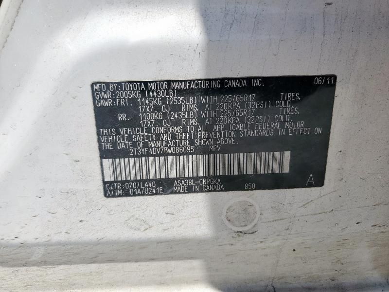 2011 Toyota Rav4 Limited