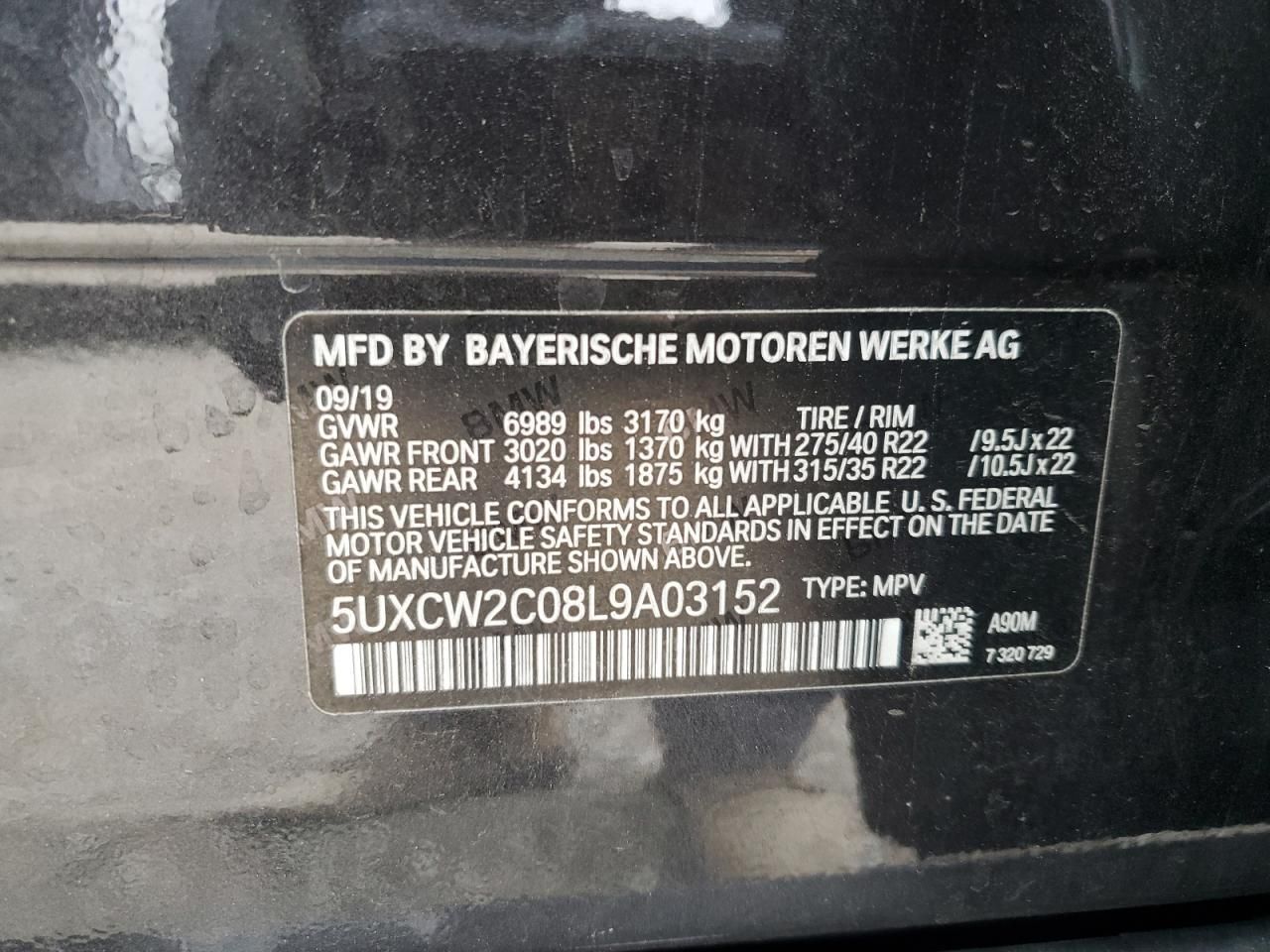 2020 BMW X7 Xdrive40i